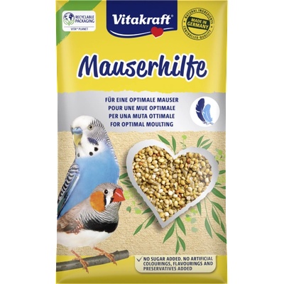 Vitakraft перли за оперение за вълнисти папагали и екзотични птички 25gr