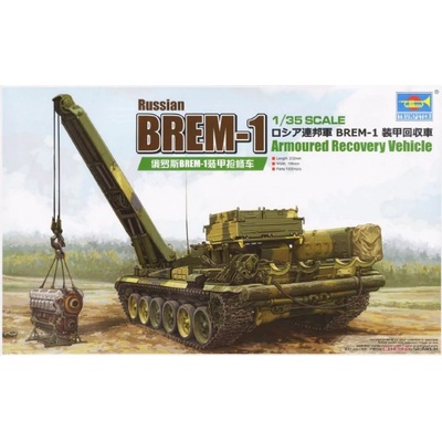 Trumpeter Russian BREM-1 Armou Recovery Vehicle červená 1:35