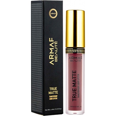 Armaf Beaute True Matte Transferproof Liq Lipstick matný tekutý rúž 07 Voyage 4 ml