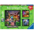 Ravensburger 056217 Minecraft Biomes 3x49 dílků