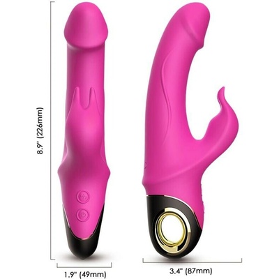Armony Meteror Dildo Rabbit Rotator Fuchsia