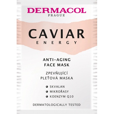 Dermacol Caviar Energy revitalizačná pleťová maska 2 x 8 ml