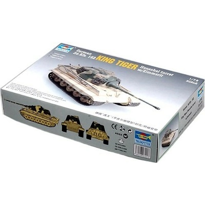 Trumpeter Pz.Kpfw. VI King Tiger Henschel Turret with zimmerit 1:72