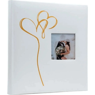 FANDY Fotoalbum na fotorůžky 29x32 cm 60 stran svatební Spirit 2 zlaté