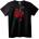 NOONEBRAND Тениска Демонска глава - XL, Black