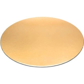 Dortisimo Podložka pod dort zlatá tenká rovná kruh 26 cm