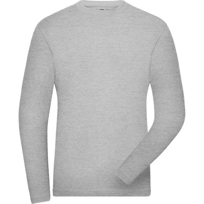 Daiber jn 1804 / Мъжка еластична тениска с дълъг ръкав - сив хедър xxxl (02180403413)