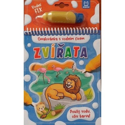Zvieratá Omaľovánka s vodnou fixkou
