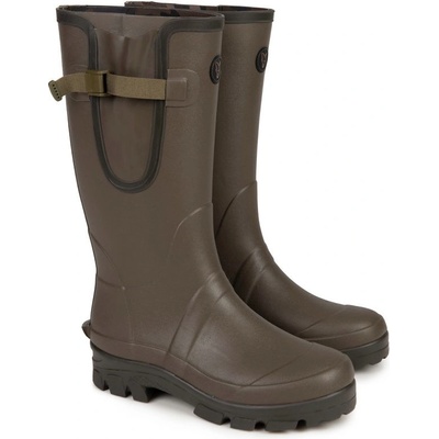 Fox Holínky Neoprene lined Camo/Khaki Rubber Boot – Zboží Mobilmania