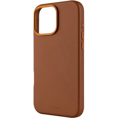 Fixed MagLeather s podporou MagSafe pre Apple iPhone 16 Pro Max hnedý FIXLM-1403-BRW
