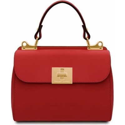 Tuscany Leather Kožená kabelka do ruky Armonia Ružovočervená