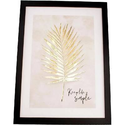 Obraz na plátně Gold leaf, 40 x 50 cm