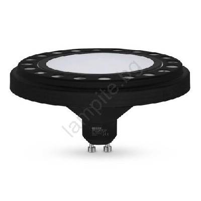 LED Крушка ECOLINE AR111 GU10/12W/230V 3000K 120° черен - Brilagi (BG1296)