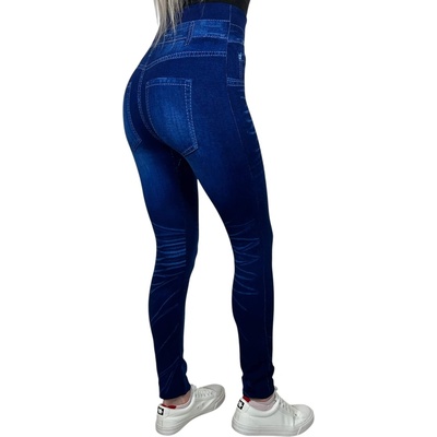 Dámske modré legíny KAMILA Modrá