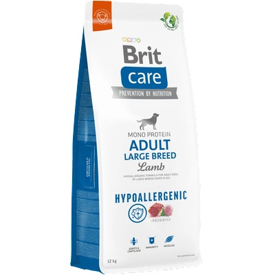 Brit Dog Hypoallergenic Mono Protein Adult Large Breed, монопротеинна, с агнешко месо и бял трън 3 кг