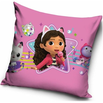 Carbotex Vankúš Gábinin kúzelný domček motív Speváčka Gábi 40x40