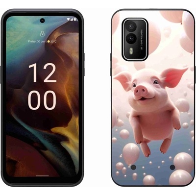 mmCase na Nokia XR21 - prasátko s balónky