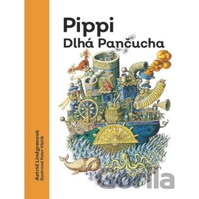 Pippi Dlhá pančucha s ilustráciami od Petra Kľúčika