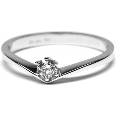 Klenoty Budín Luxusní diamantový zásnubní prsten s diamantem libovolná J 28275 17