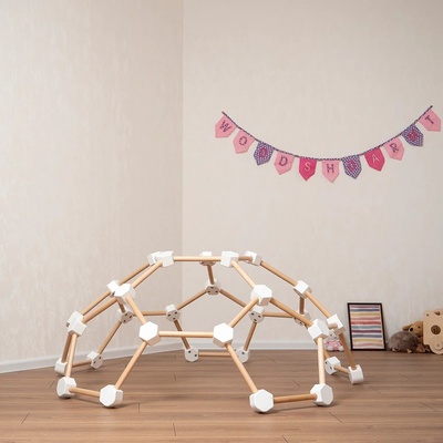 Montessori Furniture prolézačka SPIDER vel.S white – Sleviste.cz