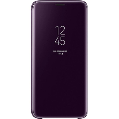 Samsung Оригинален калъф Clear View за Samsung Galaxy S9 - Лилав