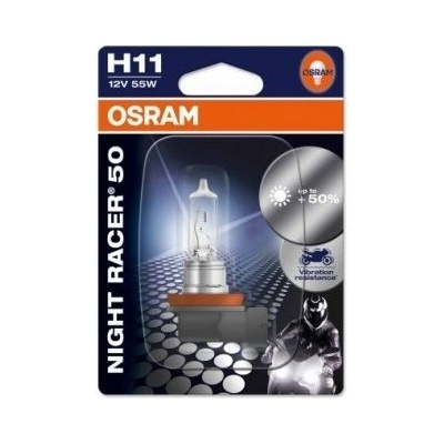 OSRAM night racer 50 h11 55w +50% 1ks (893)