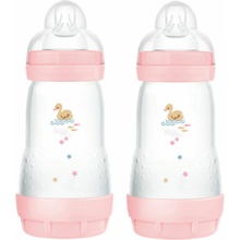 Mam Dětská antikoliková láhev Easy Start růžová 2 x 260 ml
