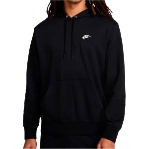 Nike Мъжки суичър Nike Club French Terry Pullover Hoodie - Black / Black / White - размер XL (017-4502-0114)