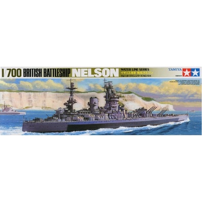 Tamiya British Nelson Battleship Water Line 1:700