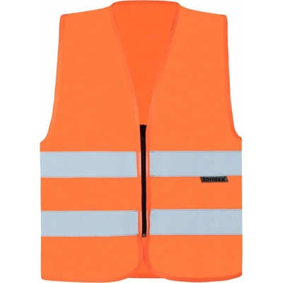 Korntex Cologne Unisex bezpečnostní vesta na zip KX217 Signal Orange