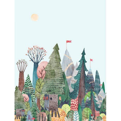 Decoprint CW6034-2 vliesová obrazová tapeta na zeď Cute Walls, rozměry 2,12 x 2,8 m