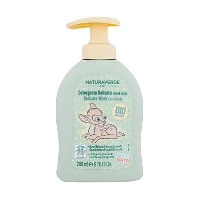 Naturaverde Disney Baby Delicate Wash jemný čisticí gel na tělo i obličej 200 ml