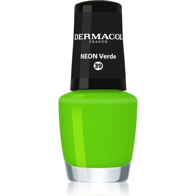 Dermacol Neon Nail Neonový lak na nehty 39 Verde 5 ml
