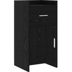 vidaXL Служебен шкаф Черен дъб 40 x 36 x 80 см Инженерна дървесина (8011084)
