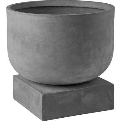 BOLIA Саксия Podium 36 см сива (24-906-06_33)