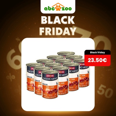 Animonda Gran Carno Original Junior hovädzie + kura 12 x 400 g