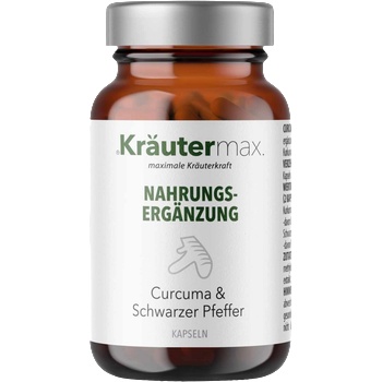 Kräuter Max Куркума и черен пипер - 90 капсули