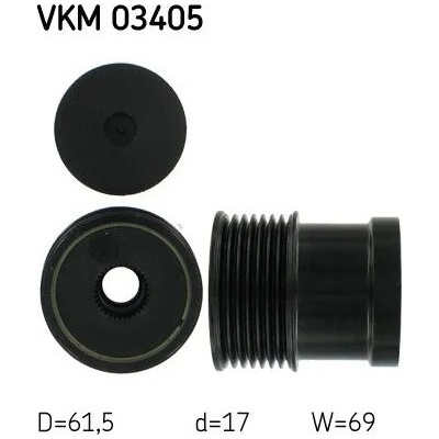 Předstihová spojka SKF VKM 03405