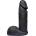 Doc Johnson Vac-U-Lock CodeBlack 6 Inch ULTRASKYN Realistic UR3 Cock 17cm Black