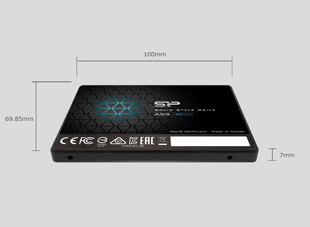 シリコンパワー SSD 256GB 3D NAND採用 SATA3 6Gb/s 2.5インチ 7mm PS4