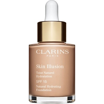 Clarins Skin Illusion Natural Hydrating Foundation озаряващ хидратиращ фон дьо тен SPF 15 цвят 107C Beige 30ml