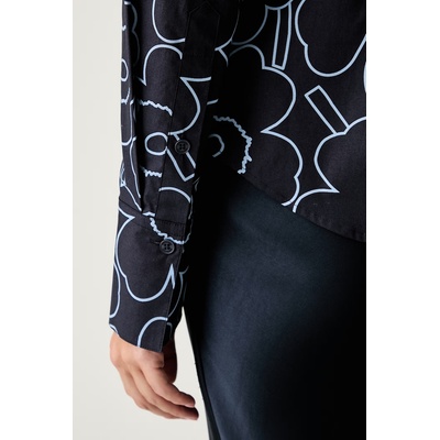 Marimekko риза дамска от памук (095996)