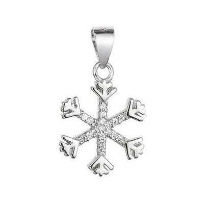 Pavona Stříbrný přívěsek vločka se zirkony 14005.1