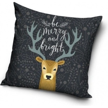 Carbotex Vianočná gold deer 40 x 40 cm