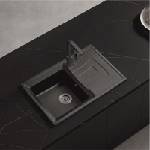 Inter Ceramic СЕТОВЕ ЗА КУХНЯ 2 в 1 / 3 в 1 BG 8104 BLACK + 233010 BLACK, Inter Ceramic (BG 8104 BLACK + 233010 BLACK) Мивка за вграждане