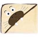 Sensillo Detská osuška s 3D aplikáciou Mrož 100x100 cm