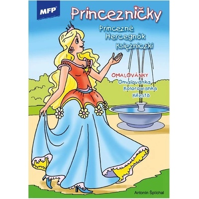 Omaľovánky MFP A4 Princezničky