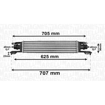 Chladič turba MAGNETI MARELLI 351319204120