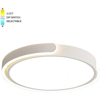 VITO LED Плафониера FINESSE R4 60 W, 3xCCT-DIP, бяла - VITO (2026290)