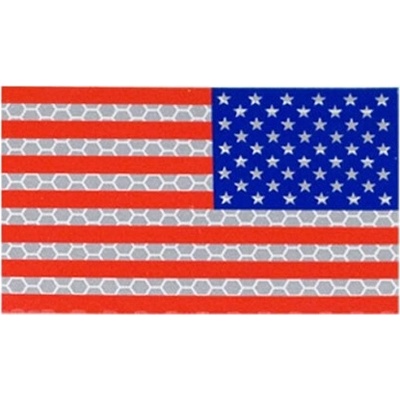 MILITARY RANGE Nášivka IFF IR vlajka USA VELCRO reverzná FAREBNÁ